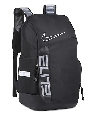 #ad EUC Nike Elite Pro Hoops Basketball Backpack Black Cool Grey $80.00