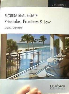 #ad Florida Real Estate: Principles Practices amp; Law Florida Real Estate Pri GOOD $17.74