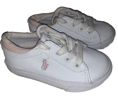 #ad Polo Ralph Lauren Toddler Children Girl Sneakers Size 6 $9.99