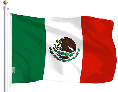 #ad New 3’x5’ Polyester MEXICO FLAG Mexican Banner Pennant Bandera Indoor Outdoor $8.99