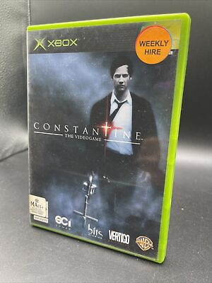 #ad Constantine The Videogame Xbox Original Game Manual PAL ex rental AU $15.00