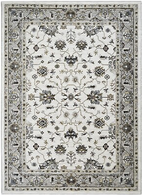 #ad Mayberry Area Rugs Athens Collection Thessalonica Ivory 8 by 11 $549.95