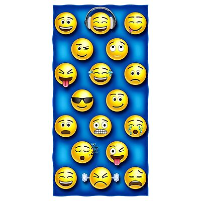 #ad Emoji Beach Towel for Teens Girls Boys Kids Emoji Bath Towel Print 30quot; x ... $20.40