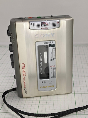 #ad NEAR MINT Sony Walkman TCS 600 Stereo Cassette Corder works fine from Japan $78.00