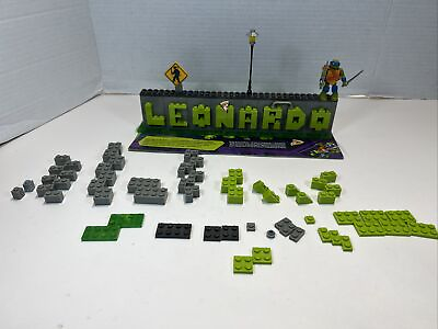 #ad Mega Bloks DRV34 Leonardo Ninja Name Builder TMNT Teenage Mutant Ninja Turtles $24.95