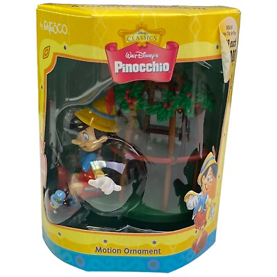 #ad Pinocchio Motion Ornament Christmas Tree Enesco Disney Classics New $14.97
