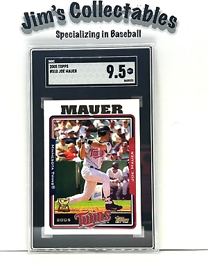 #ad 2005 TOPPS ALL STAr CUP ROOKIE JOE MAUER TWINS SGC 9.5 $17.99