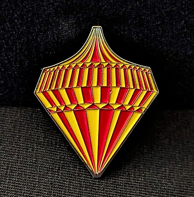 #ad Killer Clowns From Outerspace Big Top Tent Space Ship Enamel Horror Pin $7.50