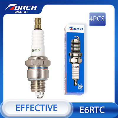 #ad #ad PK4 TORCH E6RTC Spark Plug Replace for NGK BPR6HS for BOSCH WR7BC for TORO 418 $16.51