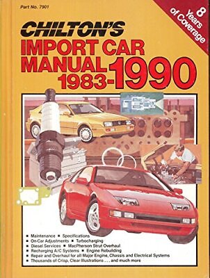 #ad Chilton#x27;s Import Car Manual 1983 1990 $6.99