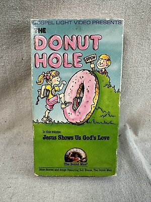 #ad The Donut Hole: Jesus Shows Us God#x27;s Love Vintage VHS Weird Christian Kids $8.95