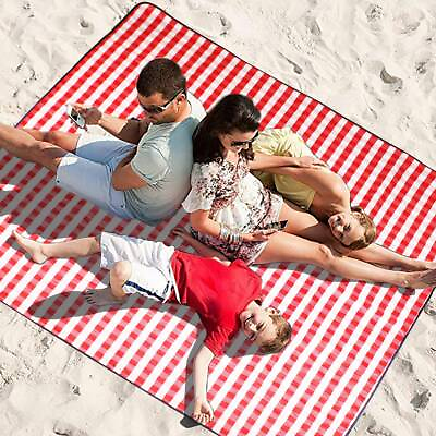 #ad Picnic Mat Outdoor Mats for Camping Beach Multi purpose Blanket Color Strip $52.24