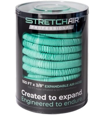 #ad StretchAir Lightweight Expandable Kink Resistant Air Hose 3 8quot; x 100FT $129.95
