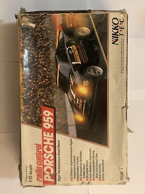 #ad Nikko Porsche 959 Radio Controlled Car RC with box $275.00