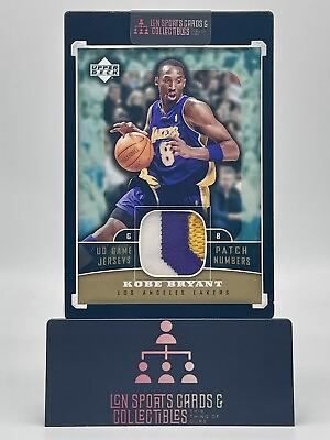#ad 2004 05 Upper Deck Kobe Bryant UD Game Jerseys Patch Numbers 1 in 5000 Packs $949.99