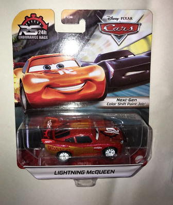 #ad Disney Pixar Cars LIGHTNING McQUEEN 24th Endurance Race Next Gen Color Car $9.95