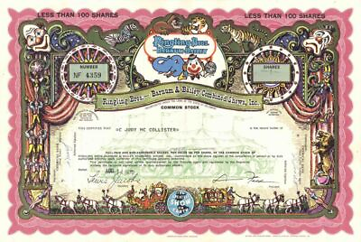 #ad Ringling Bros. Barnum amp; Bailey Combined Shows Inc. Fully Issued Multicolored $584.00