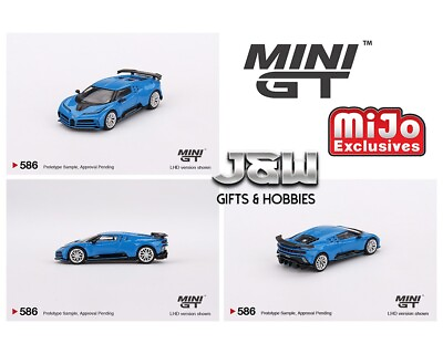 #ad Mini GT Bugatti Centodieci Blu Bugatti LHD MGT00586 1 64 $11.99