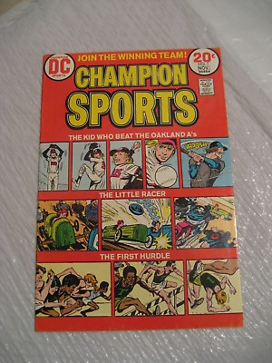 #ad CHAMPION SPORTS vol 1 #1 vf nm condition 1973 dc comic book $17.20