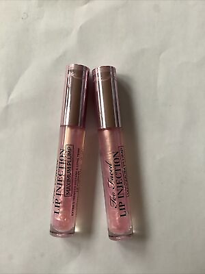 #ad 2X Too Faced Lip Injection Maximum Plump 4 g 0.14 oz Full Size NWOB $22.99