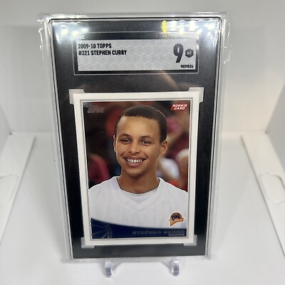 #ad Stephen Curry SGC 9 Topps Rookie Card HOFer $1300.00