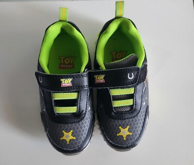 #ad Toy Story Woody Buzz Toddler Boys Light Up shoes sneakers Size 9 $17.99