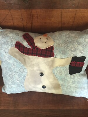 #ad Jolly Snowman Pillow $16.00