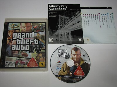 #ad Grand Theft Auto IV 4 Japanese Playstation 3 PS3 Japan import map US Seller $10.99