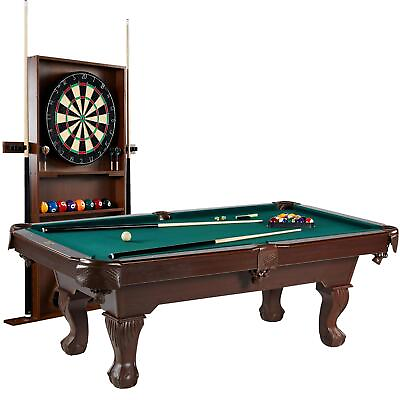 #ad Barrington Billiards Ball And Claw Leg 90quot; Pool Table Cue Rack Dartboard NEW $760.99