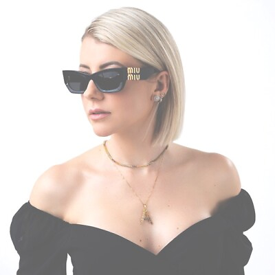 #ad MïuMiü LuxuryNew $400Retro Trendy Rectangle Sunglasses Women Vintage $58.00