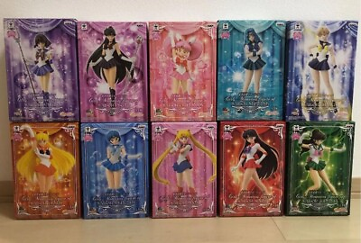 #ad Girls Memories of Sailor Moon Figure Pretty Guardian Complete 10 Set Banpresto $493.04
