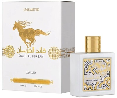 #ad Qaed Al Fursan Unlimited by Lattafa perfume for unisex EDP 3.04 oz New in Box $19.82