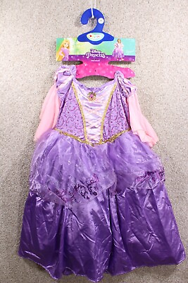 #ad NWT Disquise Disney Princess Rapunzel Costume Kids Size Medium 7 8 Dress up $10.49