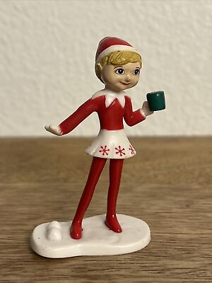 #ad ELF ON THE SHELF GIRL ELF 3” CHRISTMAS FIGURE PLASTIC ELF TOY $8.78