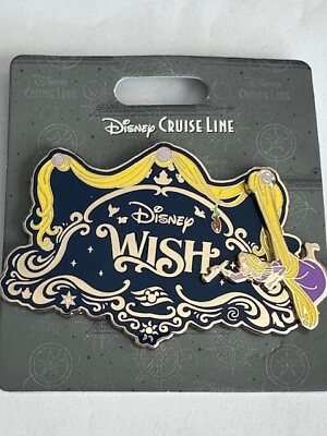 #ad DCL Cruise Line Swinging Rapunzel Disney Wish Disney Pin B $39.95