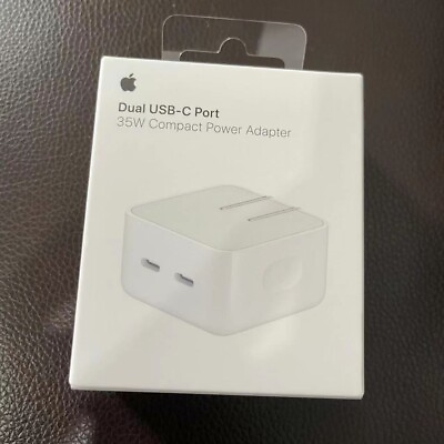 #ad New Apple A2579 35W Dual USB C Port Compact Power Adapter MHWN3CH A Sealed Box $23.99