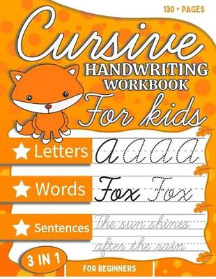 #ad Cursive Handwriting Workbook For Kids Beginners: Cursive Tracing and Writing Pra $19.75