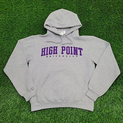#ad #ad Champion High Point University Hoodie M Short 21x23 Oversized Kangaroo Pocket $54.98