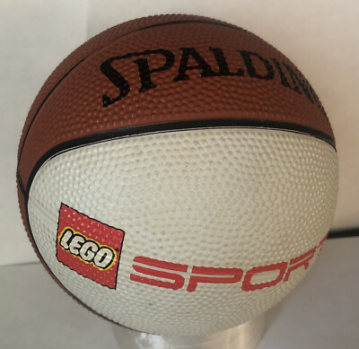 LEGO Sports Spalding Mini Inflatable NBA Basketball 5” diam. Cross Collectible $39.99