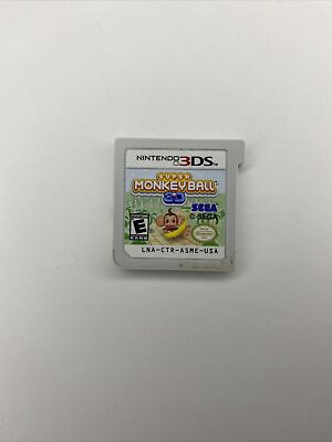 #ad Super Monkey Ball: 3D Nintendo 3DS 2011 Cartridge Only Tested Works $7.99