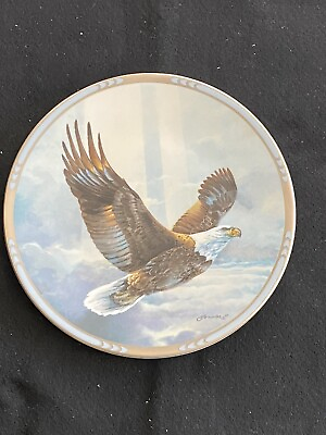 #ad Eagle “Rise Above The Storm” Plate #B3291 by The Fountainhead Corporation $11.00