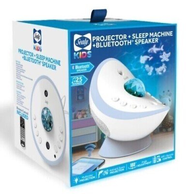 #ad Sealy Kids Projector Sound Machine w Bluetooth Speaker 0292 #45 $19.79