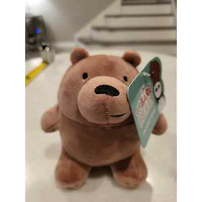 #ad We Bare Bears Plush 7” Sitting Grizzly Bear Cartoon Network Toy Factory $10.45