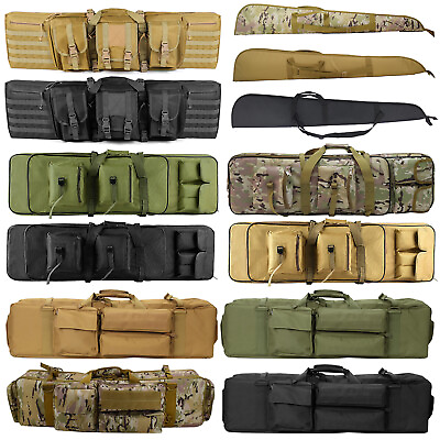#ad Tactical Rifle Bag Gun Padded Soft Case Hunting Storage Backpack 37quot; 39quot; 47quot; 52quot; $63.98