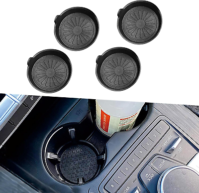 #ad 4 Pack Car Cup Holder Silicone Car Coasters Automotive Cup Holders Universal Ca $12.49