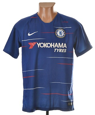 #ad CHELSEA 2018 2019 HOME FOOTBALL SHIRT JERSEY NIKE SIZE M ADULT $24.99