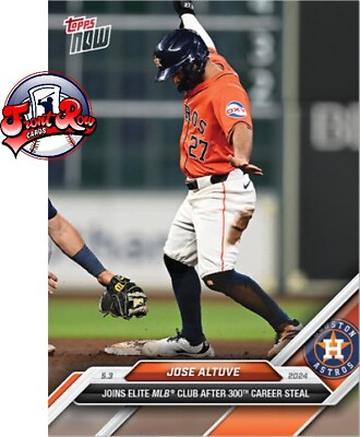 #ad Jose Altuve 2024 MLB TOPPS NOW 151 300th Career Steal Presale $7.88