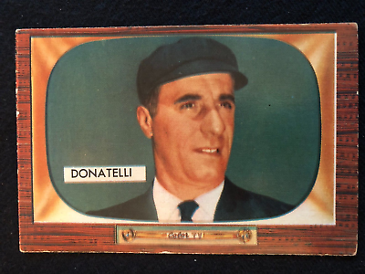 #ad 1955 Bowman Baseball Card *COMPLETE SET BREAK* A. J. Donatelli #313 BV $60 CF $29.99