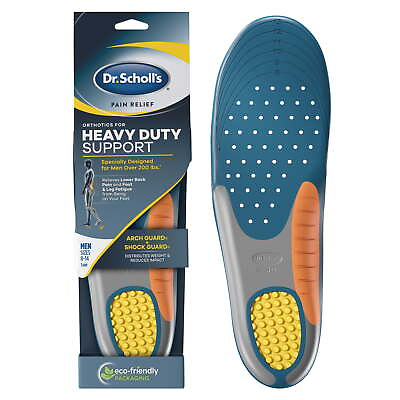 #ad Dr. Scholl#x27;s Heavy Duty Insoles Men#x27;s Foot Arch Support 1 Pair Size 8 14 $15.54