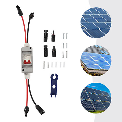 #ad PV Solar Panel Disconnect Switch Waterproof Photovoltaic Circuit Isolator 32Amp $37.90